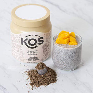 KOS Organic Chia Seed Powder | Raw, Ground Chia Seed Powder