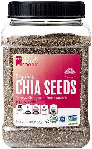 Semillas orgánicas de Chia de Betterbody Foods